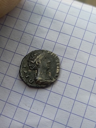 Denier faustine argent - faustine, en
