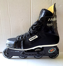 BAUER SKATES ROLLER HOCKEY IN-LINE OFF ICE ROLLERBLADES INTERMEDIATE VINTAGE