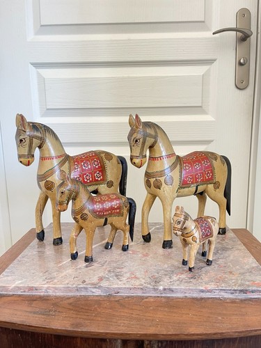 Ancien lot cheval - cheval, mariage