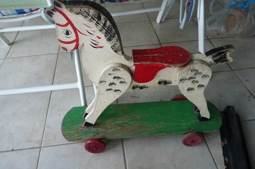 Cheval bois ancien jouet - de,