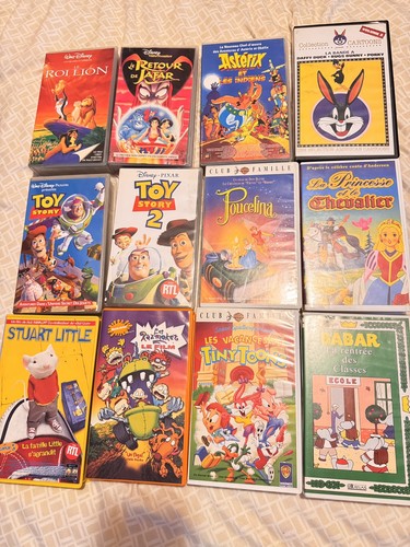 Lot vhs dessins animés - lot, de