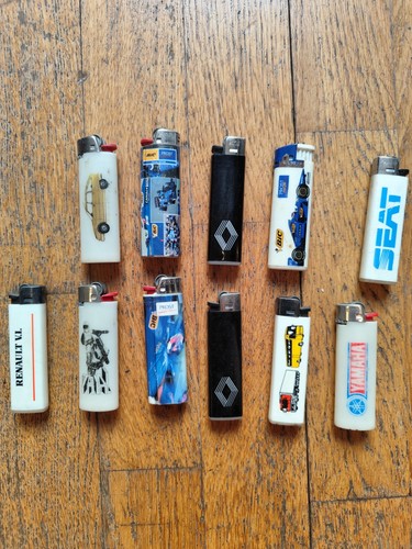 Lot briquets vintage auto - lot,