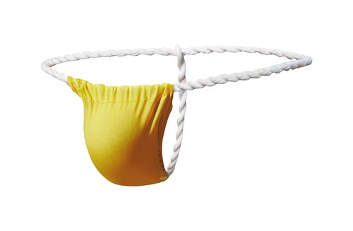 Hommes string soie glacée - string,