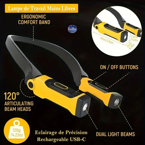 Lampe portable tour cou - portable, de