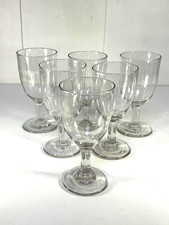 6 verres À VIN anciens en