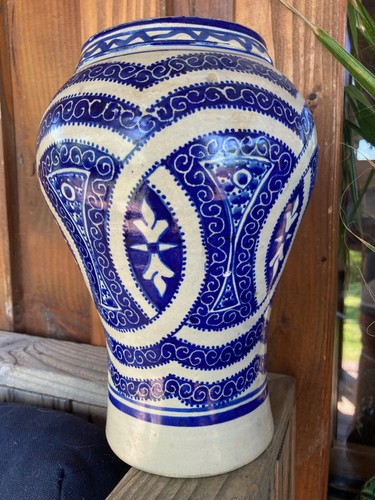 Moroccan vase potiche fez - moroccan, potiche,
