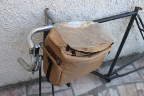 Sacoche randonneuse vintage - randonneuse,