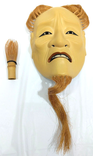 Masque japonais poterie - masque,