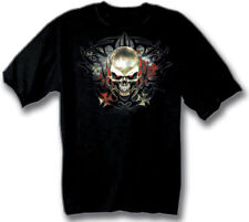 T-SHIRT TRIBAL SKULL POUR