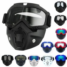 Masque de motocross avec