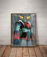 Plaque métal vintage Goldorak Panneau Décoration Déco Affiche Bd Poster comics