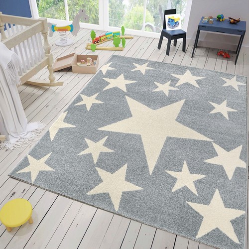 Tapis étoiles bleu clair - tapis,