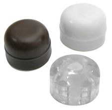 2X Pare-Chocs Auto-Adhésif pour Portes Fenêtres Ante Blanc Transparent Brun