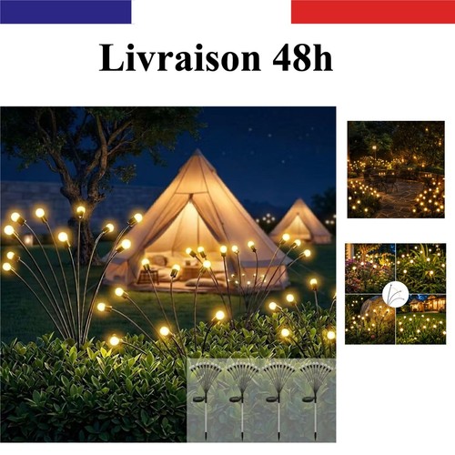 Guirlande lumineuse solaire - lumineuse, 10