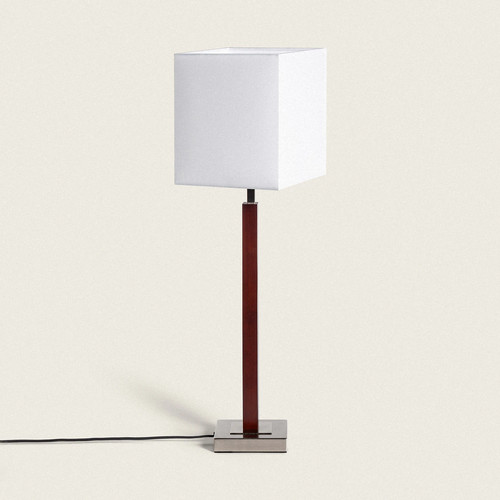 Lampe poser bois - bois, métal