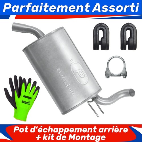 Pot échappement arrière - d’échappement,