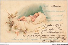 AVGP17-1083-CHILDREN - Baby diaper drawing - flower