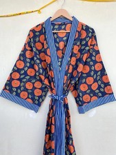 Floral Coton Kimono Robe de