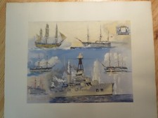 GOUACHE - CUIRASSE BRETAGNE  -