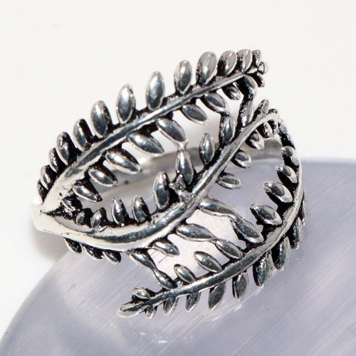 Bague style vintage feuille - bague,