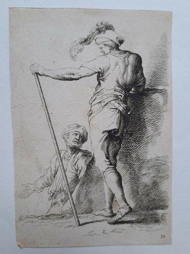 Homme debout baton - homme, salvator
