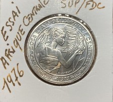 SUPERBE PIECE DE 500  FRANCS AFRIQUE CENTRALE 1976 D ESSAI (819) RARE !!!!