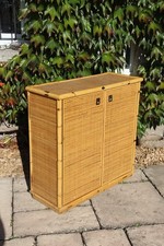 Buffet 2 portes en rotin par