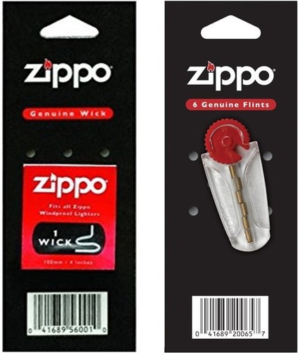 Zippo flints and - zippo, wick