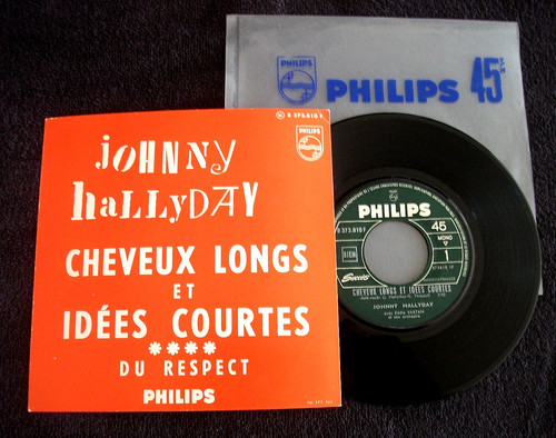 45t juke box johnny - 45t, hallyday