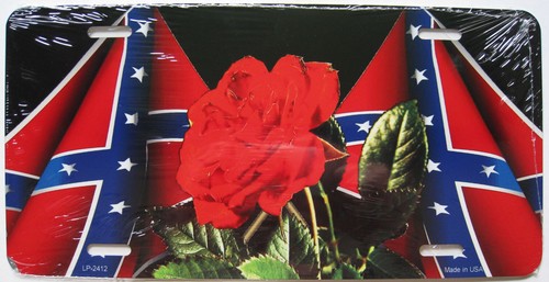 Plaque auto usa rose - ,