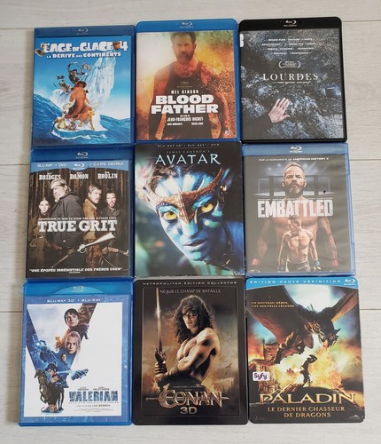 Lot bluray blu - 9, blu-ray