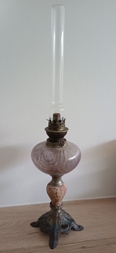 Lampe pétrole ancienne - lampe,