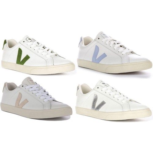 Veja femmes esplar logo cuir - femmes,