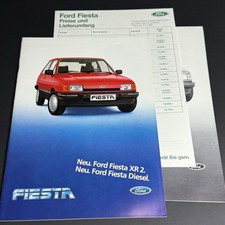 FORD FIESTA / 26p brochure catalogue Preisliste / 1984 DE German / XR 2 / top!