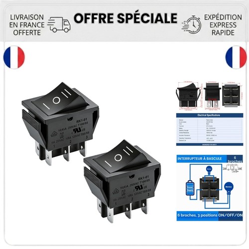 Interrupteur bascule dpdt - interrupteur, à