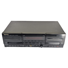 Kenwood KX-W4070 Stereo Double Cassette Deck - TESTED GOOD - Dubbing
