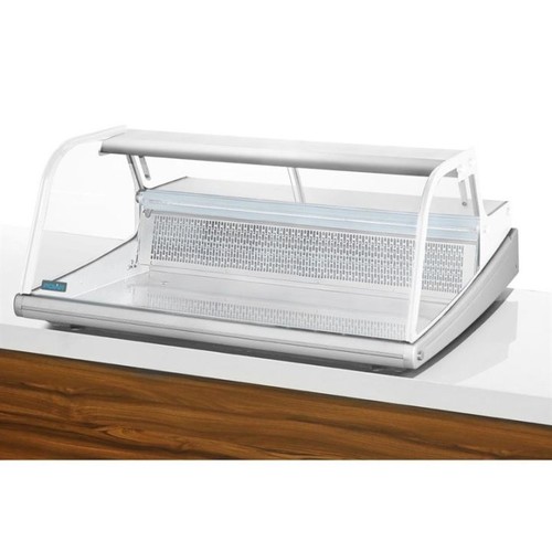 Vitrine inox comptoir - inox,