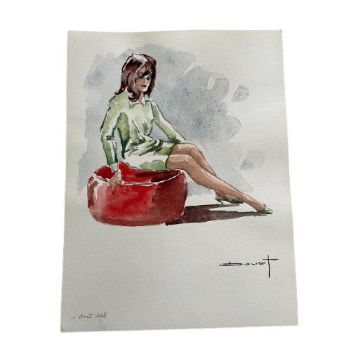 Dessin original pierre douet - dessin,