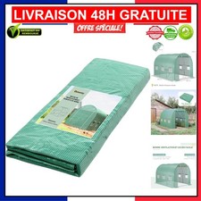 Bâche de Serre Tunnel Vert 3