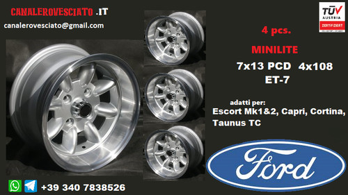 Jantes minilite pouces - minilite, 13