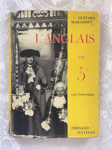 Livre scolaire vintage - livre,