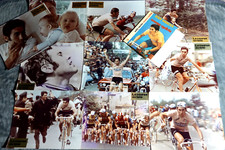 eddy merckx LA COURSE EN TETE tres rare photos luxe tour de france cyclisme 1973