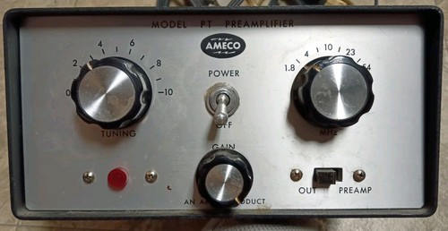 Vintage ameco preamplifier - preamplifier, pt