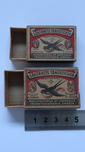 Antique matchbox sweden - antique,