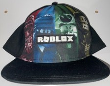 ROBLOX Kids Hat Cap Black Adjustable Snapback Youth Boys Girls 2021