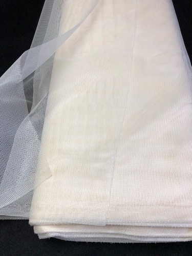 Tissu toile moustiquaire ecru - tissu,