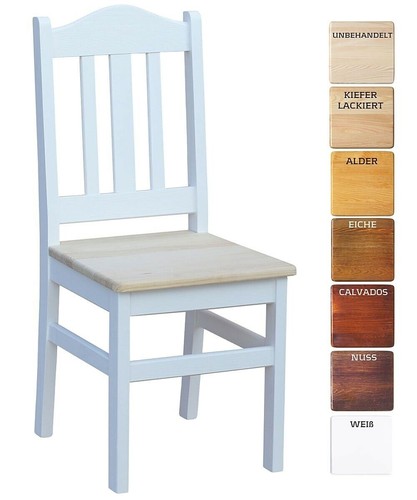 Chaise bois pin massif - pin,