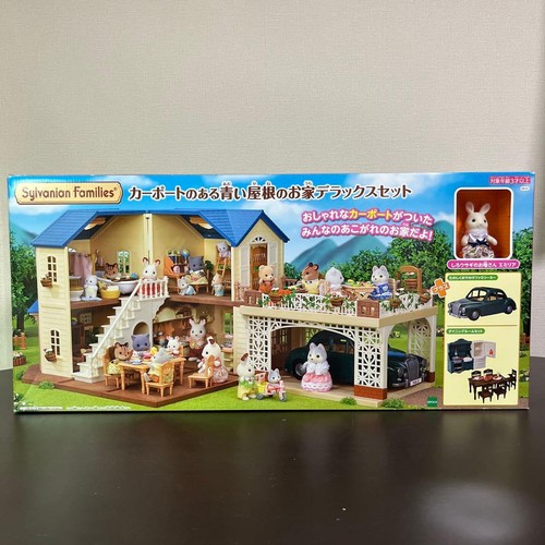 Maison toit bleu sylvanian - maison, À