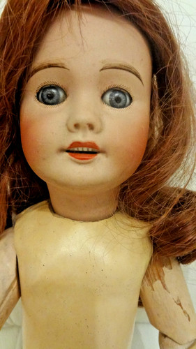 Poupée ancienne tête - ancienne,