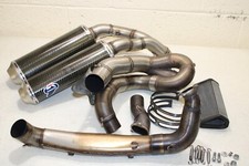 DUCATI 1098 848 EVO 70MIL TERMIGNONI FULL CARBON FIBRE EXHAUST SYSTEM DP FILTER